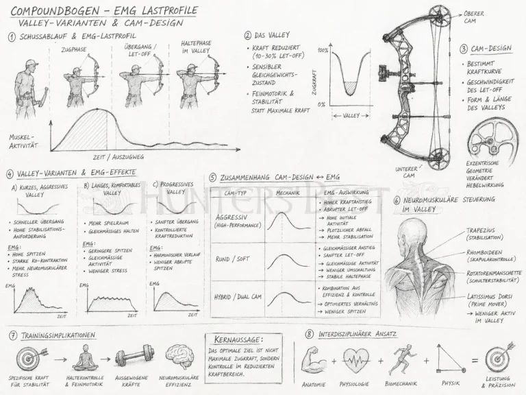 Theoretische Grundlagen der EMG-Lastprofile bei Valley-Varianten unter besonderer Berücksichtigung des Cam-Designs von Compoundbögen_ergebnis